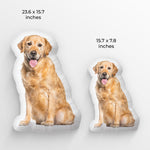 Custom Pet Photo Gifts for Dog and Cat Lovers - Personalized Shaped Pillow