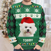 Custom Photo Grow Old Along With Me - Dog & Cat Personalized Custom Ugly Sweatshirt - Unisex Wool Jumper - Christmas Gift For Pet Owners, Pet Lovers