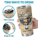 Custom Name Camping Gifts for Couples - Personalized Tumbler