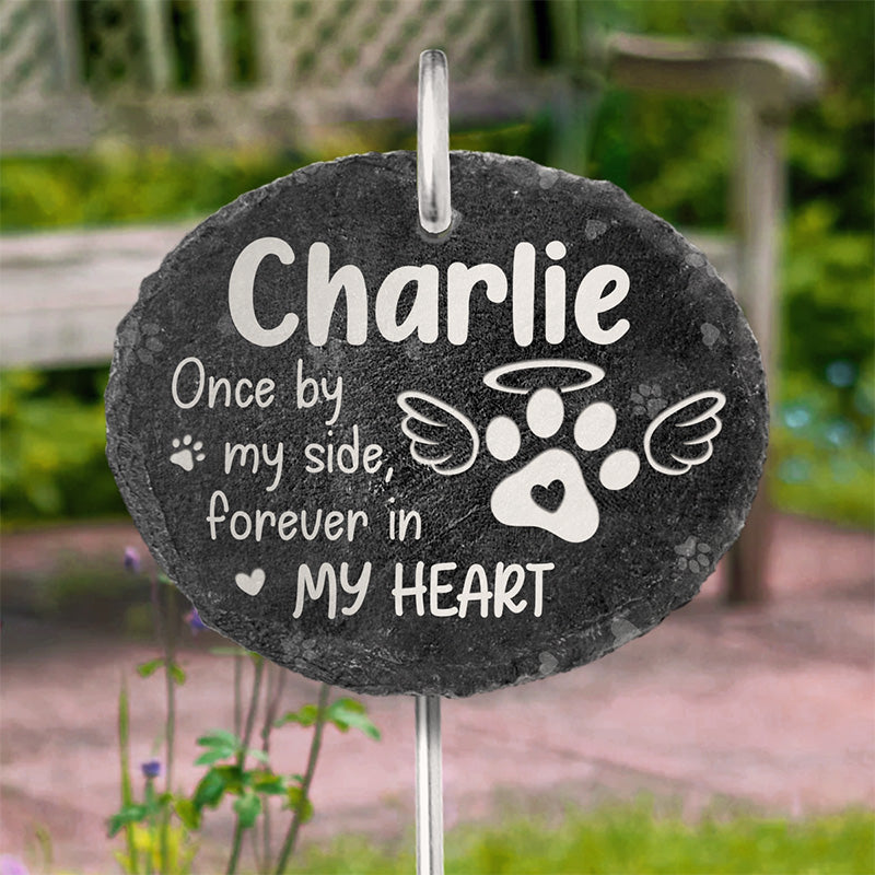 Best Friends Are Never Forgotten - Memorial Personalized Memorial Garden Slate & Hook - Sympathy Gift For Pet Owners, Pet Lovers