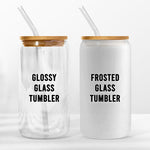 Funny Motivational Bad Bitch Affirmation Gifts - Glass Cup