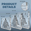 May Our Days Be Merry & Bright - Family Personalized Custom Square Shaped Acrylic Plaque - Christmas Gift For Family Members