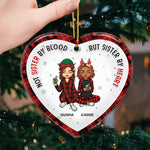 Custom Name Christmas Friendship Gifts for Best Friends - Personalized Ceramic Ornament