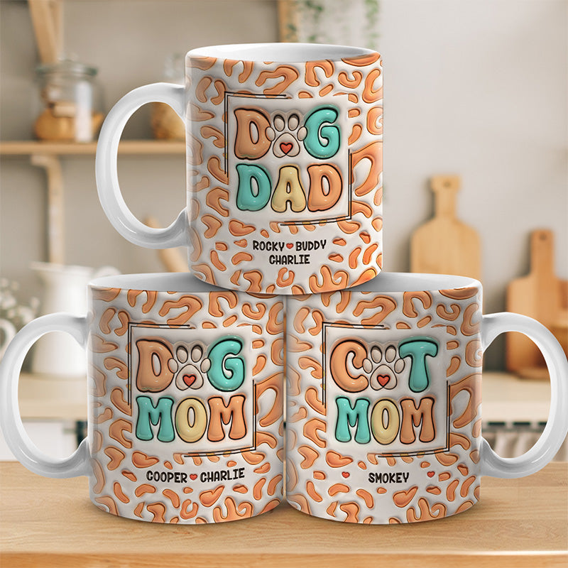 Custom Pet Name Dog Mom Gifts - Personalized Mugs
