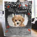 Custom Pet Photo Memorial Gifts for Dog Lovers - Personalized Blanket