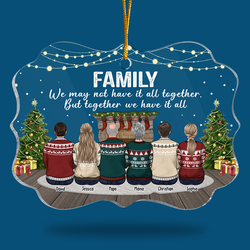 Custom Name Family Christmas Gifts - Personalized Ornament