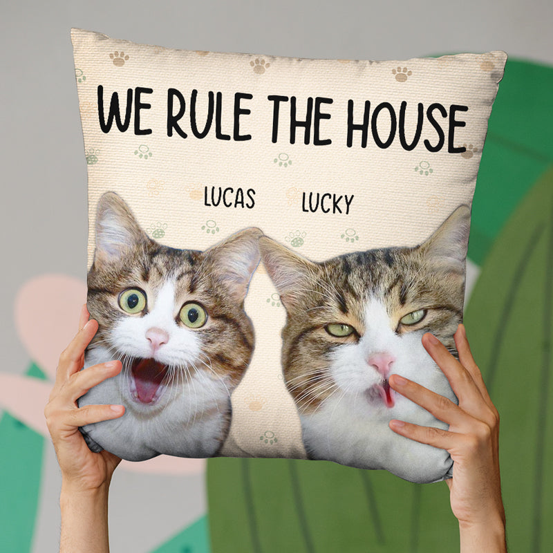 Custom Name Cat Lover Gifts - Personalized Pillow