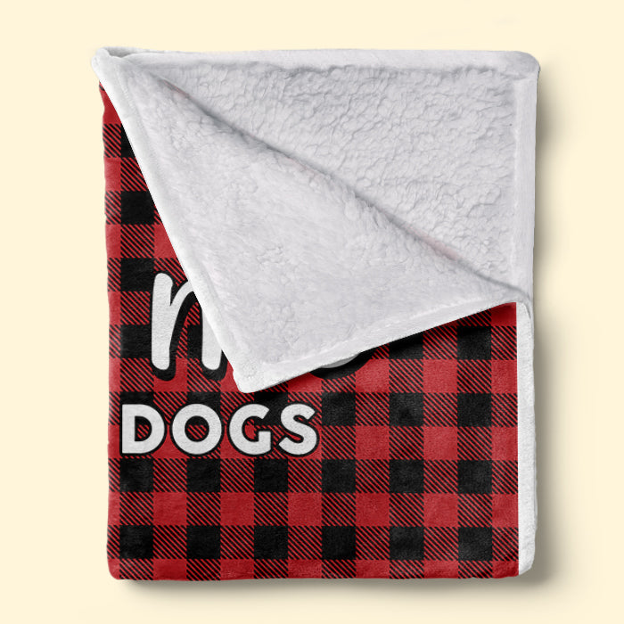 You Me And Fur Babies - Dog & Cat Personalized Custom Blanket - Gift For Pet Owners, Pet Lovers