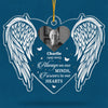 Custom Photo Always On Our Minds - Memorial Personalized Custom Ornament - Acrylic Custom Shaped - Christmas Gift, Sympathy Gift For Family Members