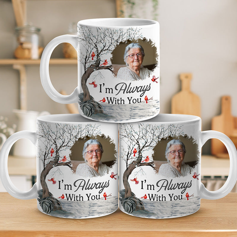 Custom Photo Cardinal Memorial Gifts - Personalized Mugs
