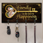 Custom Family Photo Gifts for Home - Personalized Key Holder