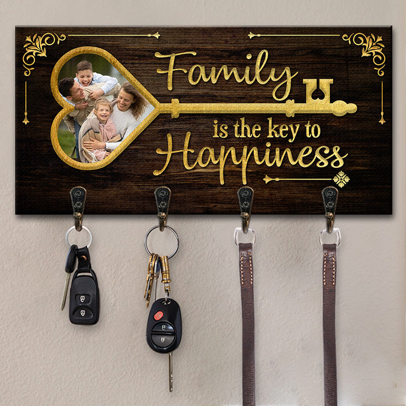 Custom Family Photo Gifts for Home - Personalized Key Holder