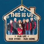 Custom Family Photo Christmas Gifts - Personalized Ornament