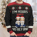 Custom Name Funny Christmas Couple Gifts - Personalized Sweatshirt