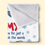 Custom Name Mommy Gifts for Moms - Personalized Blanket