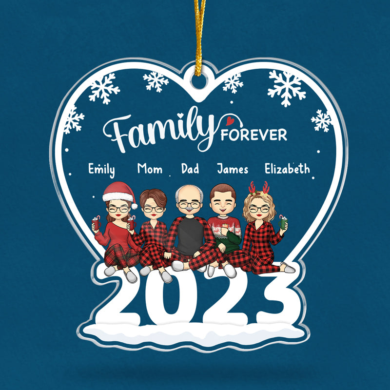 Custom Name Family Christmas Gifts - Personalized Ornament