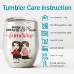 Custom Name Friendship Gifts for Best Friends - Personalized Wine Tumbler