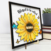 Blessed To Be Called - Family Personalized Custom 2-Layered Wooden Plaque With Stand - House Warming Gift For Grandma