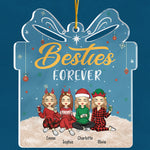 Custom Name Christmas Gifts for Sisters - Personalized Ornament