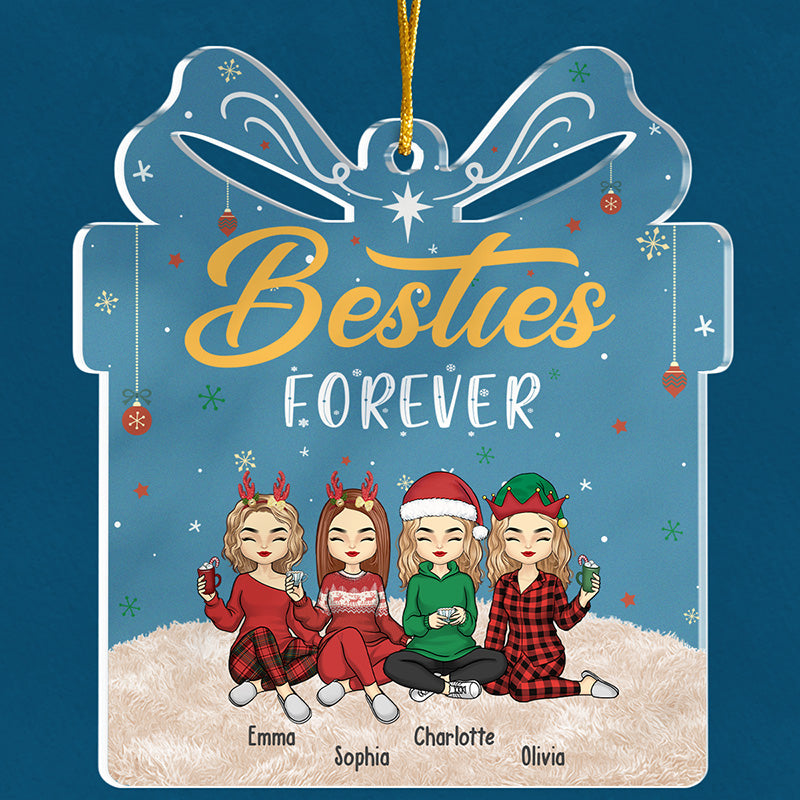 Custom Name Christmas Gifts for Sisters - Personalized Ornament