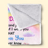 Custom Photo Mama's Blessing - Family Personalized Custom Blanket - Baby Shower Gift, Christmas Gift For First Mom