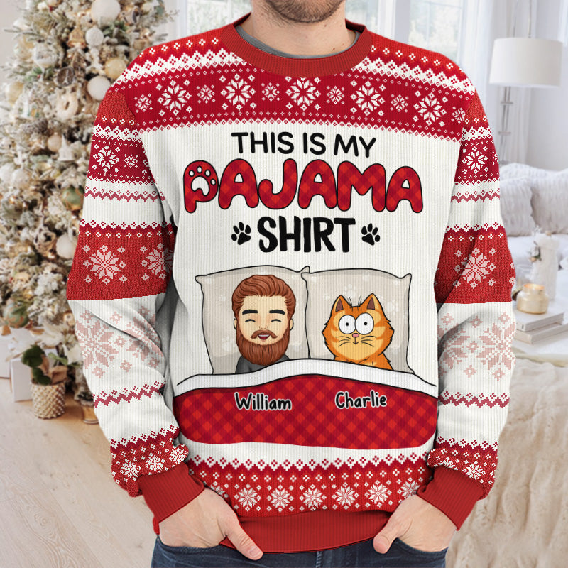 Custom Name Christmas Pajama Gifts - Personalized Sweatshirt