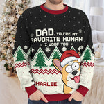 Custom Name Christmas Dog Gifts for Mom - Personalized Sweatshirt