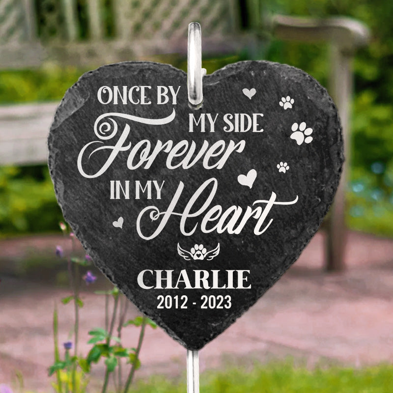 Custom Pet Memorial Name Garden Decor - Personalized Garden Slate