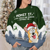 Oh Christmas Treats - Dog & Cat Personalized Custom Ugly Sweatshirt - Unisex Wool Jumper - Christmas Gift For Pet Owners, Pet Lovers