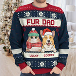 Custom Name Christmas Fur Mom Gifts - Personalized Sweatshirt