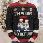 Custom Name Funny Christmas Couple Gifts - Personalized Sweatshirt