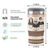 Dear Dad, Great Job - Family Personalized Custom Can Cooler - Father's Day, Birthday Gift For Dad