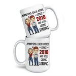 Custom Annoying Each Other Quote Anniversary Gifts for Couples - Personalized Mug