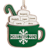 Sugar Cocoa Marshmallows Bring The Most Thrilling Experiences - Personalized Custom Marshmallow Shaped Acrylic, Wood Christmas Ornament - Gift For Family, Christmas Gift