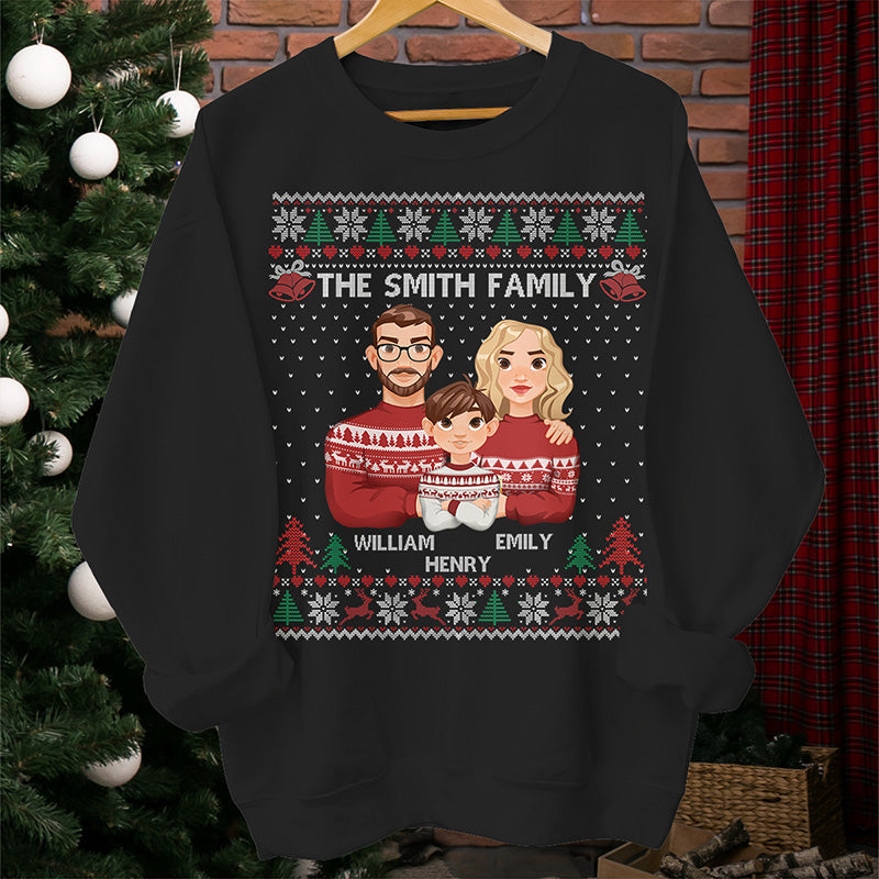 Custom Name Christmas Family Gifts - Personalized Apparel