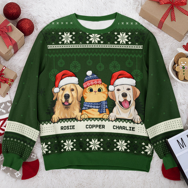 Custom Name Christmas Gifts for Pet Lovers - Personalized Sweatshirt