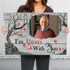 Custom Photo Until We Meet Again - Memorial Personalized Custom Horizontal Canvas - Sympathy Gift For Family Members