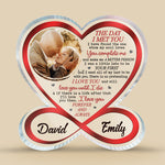 Custom Photo Forever Love Gifts for Couples - Personalized Shaped Acrylic Plaque