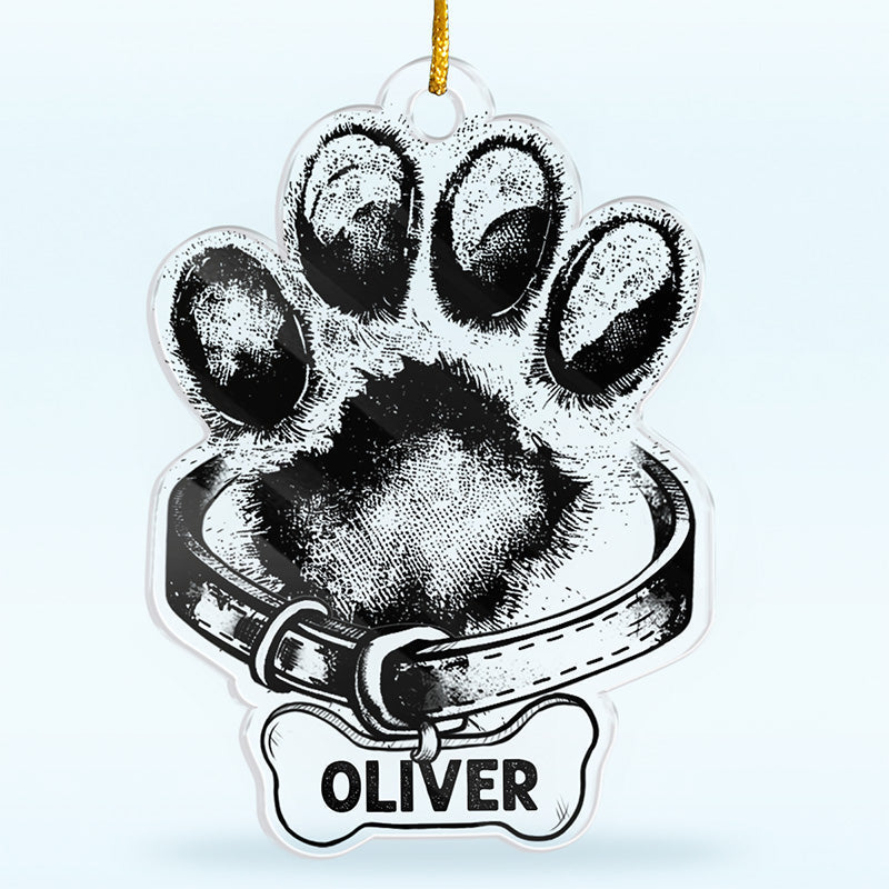 A True Friend Gone But The Memories Will Live On - Memorial Personalized Custom Ornament - Acrylic Custom Shaped - Christmas Gift, Sympathy Gift For Pet Owners, Pet Lovers