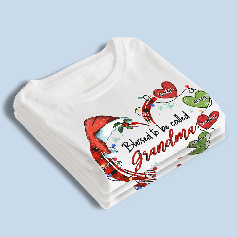 Custom Name Christmas Grandma Gifts - Personalized Apparel
