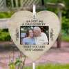 Custom Photo Not A Day Goes By That You Are Not Missed - Memorial Personalized Custom Memorial Garden Slate & Hook - Sympathy Gift For Family Members