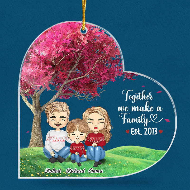 Custom Family Name Christmas Gifts - Personalized Ornament