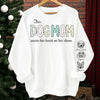 Her Heart On Her Sleeve - Dog Personalized Custom Unisex Sweatshirt With Design On Sleeve - Christmas Gift For Pet Owners, Pet Lovers