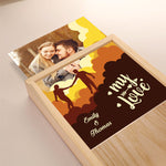 Custom Photo Couple Love Gifts - Personalized Frame Light Box