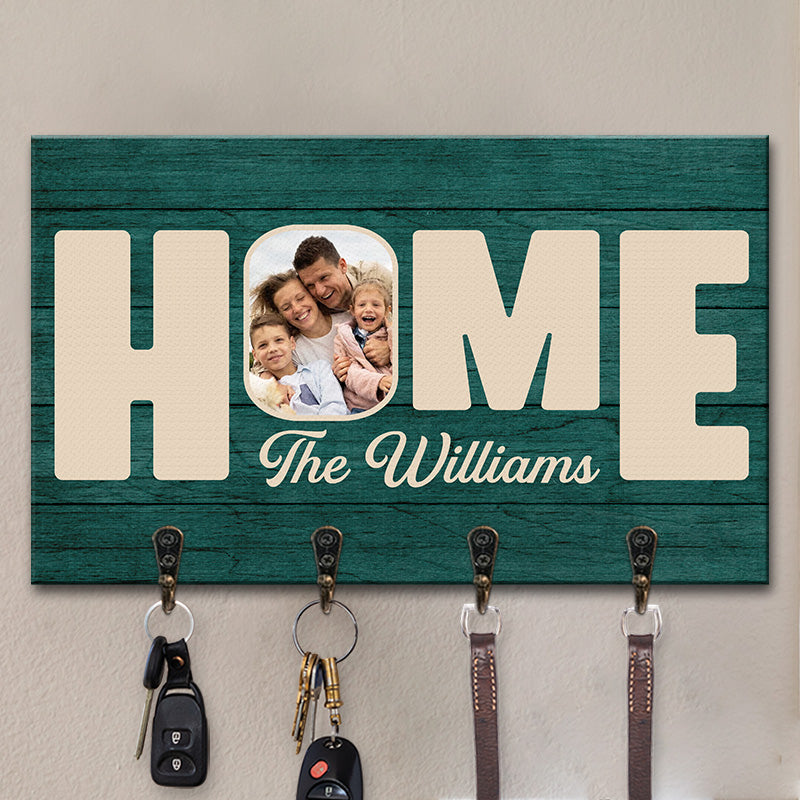 Custom Photo Family Home Decor - Personalized Key Holder