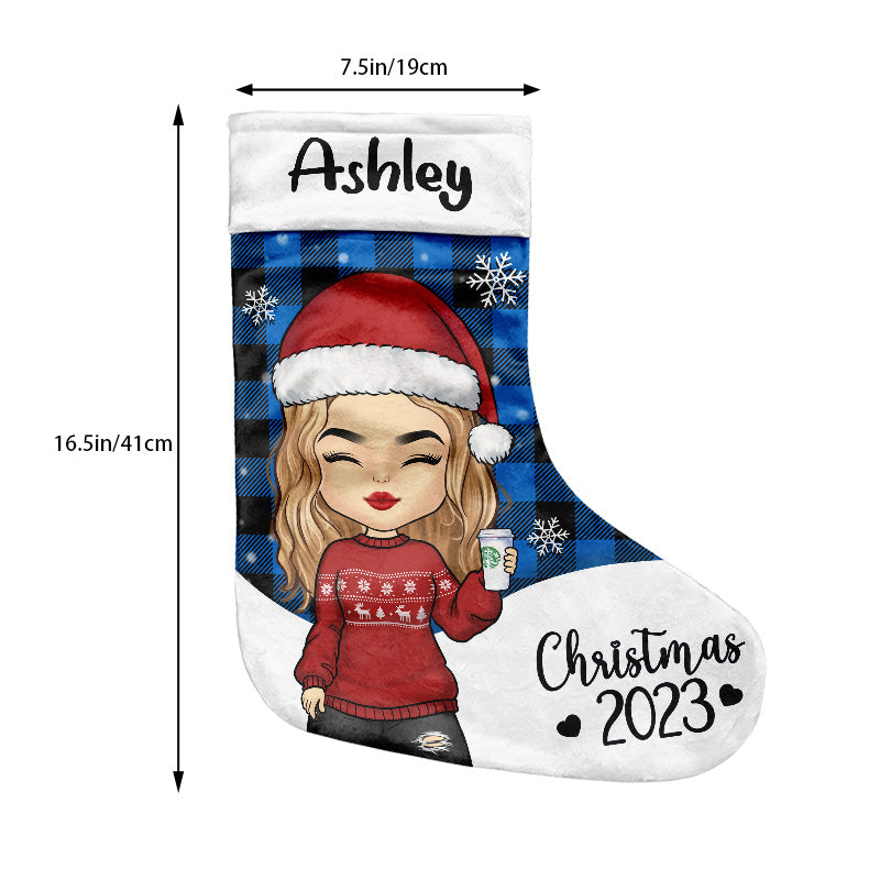 Celebrate The Joy Of Christmas - Family Personalized Custom Christmas Stocking - Christmas Gift For Family Members, Pet Owners, Pet Lovers