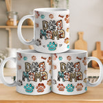 Custom Name Dog Mama Gifts for Dog Lovers - Personalized Mug