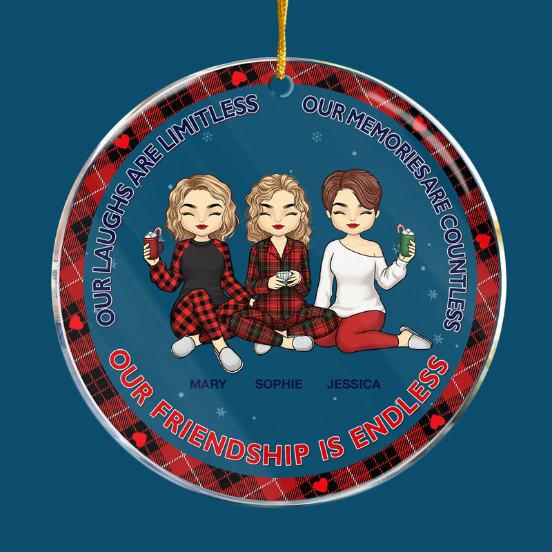 Custom Name Christmas Friendship Gifts for Women - Personalized Ornament