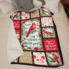 I'm Always With You - Memorial Personalized Custom Blanket - Christmas Gift, Sympathy Gift For Family Members
