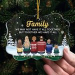 Custom Name Family Christmas Gifts - Personalized Ornament